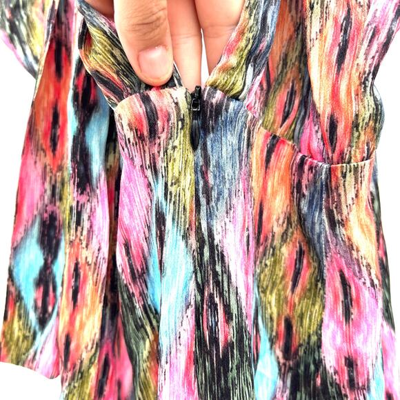 Rotate Birger Christensen Maxi Dress Colorful Bright Medium Halter Vacation - Picture 10 of 11